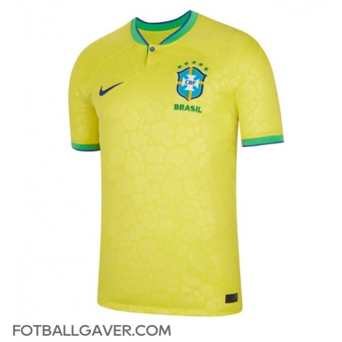Brasil Fotballklær Hjemmedrakt VM 2022 Kortermet